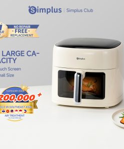 【Simplus Club】Air Fryer 1300W Electric Fryer Oil Free 4L/5L Non Stick Pan Knob Control Timer Fryer Tools Fries Fryer
