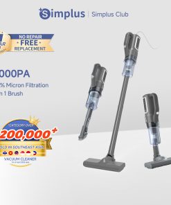【Simplus Club】3 In 1 Vacuum Cleaner Portable Vacuum Cleaner Ultra Quiet 15000Pa Strong Suction Handheld Vacuum Cleaner