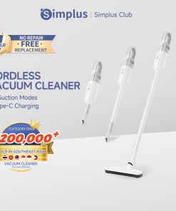 【Simplus Club】 3 In 1 Vacuum Cleaner Portable Vacuum Cleaner Ultra Quiet 15000Pa Strong Suction Handheld Vacuum Cleaner