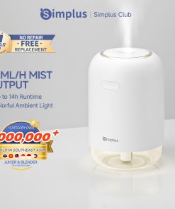 Simplus Humidifier Air Humidifier Household Desktop Car Humidification 250ml Capacity Type-C Charging
