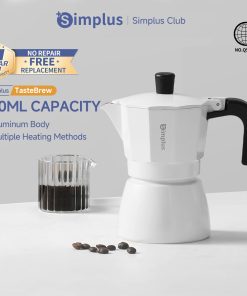 【Simplus Club】Moka Coffee Maker Moka Pot Coffee Pot High-Pressure Extraction Italian Espresso Coffee Maker 150ml