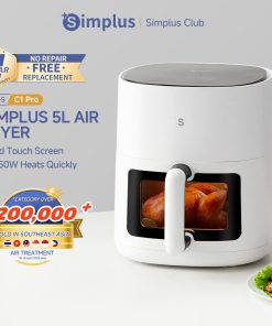 Simplus Air Fryer 1300W Electric Fryer Oil Free 4L/5L Non Stick Pan Knob Control Timer Fryer Tools Fries Fryer