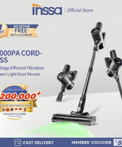 【INSSA】vacuum cleaners  Dust Mite Vacuum Cleaners Mite Removal Anti-Allergy UV Ultrasonic Mite Removal for Bed Sofa Car
