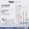 【INSSA】2 in 1 Electric Toothbrush and Facial Brush Teeth Cleaner Ultrasonic Dental Scaler 6-Speed 2 Minutes Automatic Timing App 5 (180)