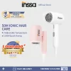 【INSSA】Foldable Hair Dryer 1250W Quick Dry Strong Power 150 Million Negative Ions Ultra Quiet Lightweight Design