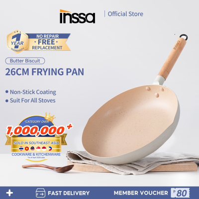 【INSSA】Non-Stick Pot Soup Pot Kitchenware Cookware Venila Gelato Suitable for Induction Cooker&Gas Stove